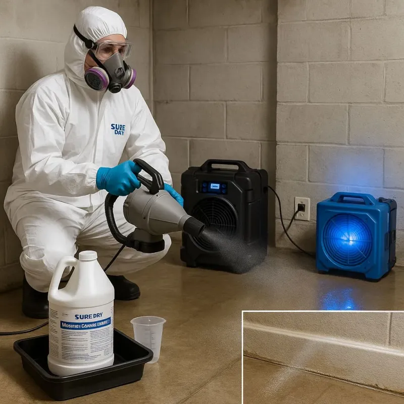 Sanitization and Odor Removal process in Pottsgrove, PA